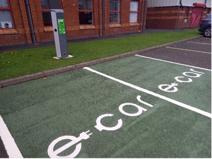 Inspire Business Centre installs a Par EV Charging Point on site