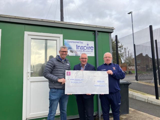 Inspire Business Centre were recently delighted to make a cash donation to assist Ballybeen Improvement Group.