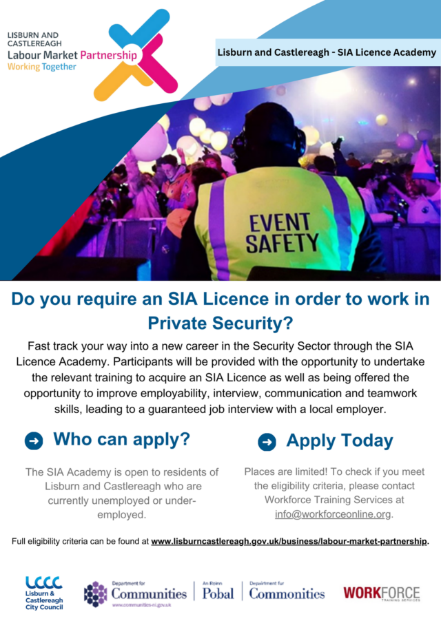 SIA Licence Employment Academy