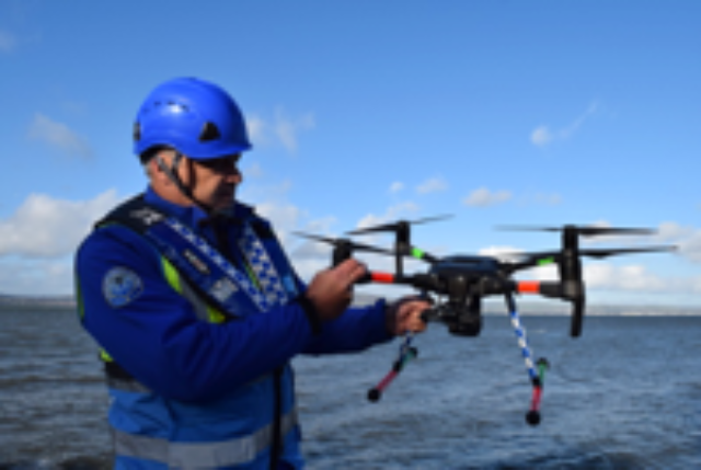Crowded Space Drones