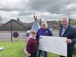 Inspire Business Centre Donate £750.00 to Helping Hands Play Park Appeal