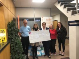 Inspire Business Centre & Richardson Hewitt Financial Planning donate to Dundonald Foodbank