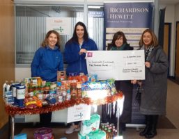 Christmas donation to Dundonald Foodbank