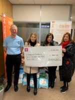 Inspire Business Centre & Richardson Hewitt Financial Planning donate to Dundonald Foodbank